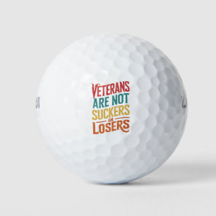 Veteranen zijn geen sukkels of verliezers Trump st Golfballen
