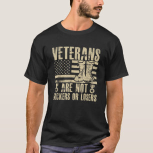 Veteranen zijn geen sukkels of verliezers van het t-shirt