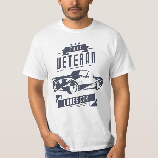 Veteranenauto T-shirt (Voorkant)
