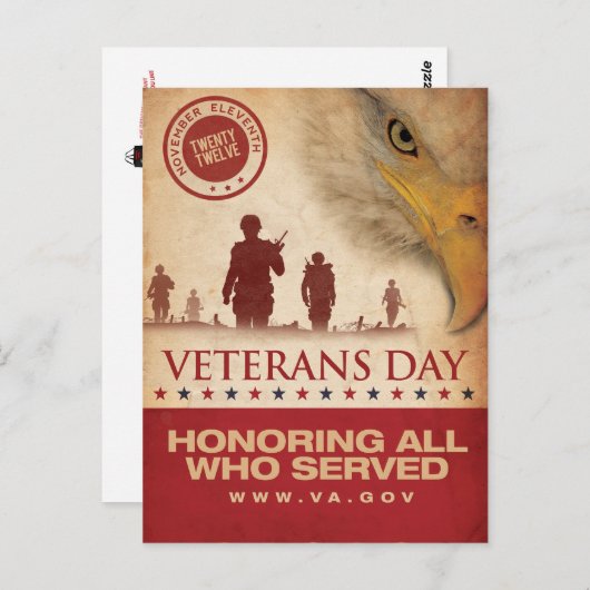  veteranendag, 2012 - briefkaart (Voorkant / Achterkant)