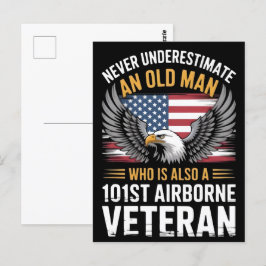 Veteranendag 2025, 101e Airborne Eagle American Briefkaart