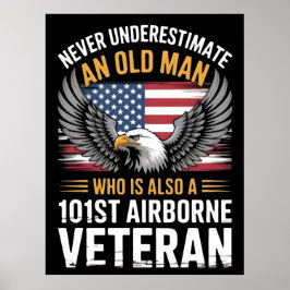 Veteranendag 2025, 101e Airborne Eagle American Poster