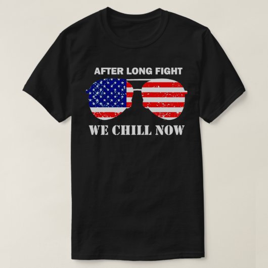 Veteranendag 4 juli van de Amerikaanse Vlag T-shirt (Design voorkant)
