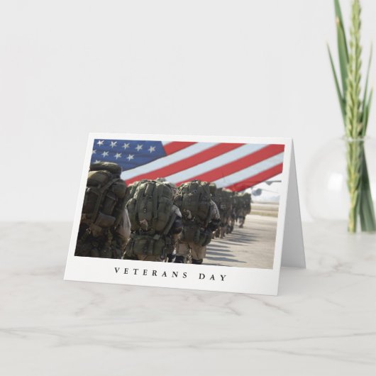 Veteranendag aangepaste Wenskaarten Kaart (Voorkant)