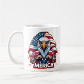 Veteranendag Amerikaanse vlag Amerika Patriottisch Koffiemok (Links)