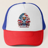 Veteranendag Amerikaanse vlag Amerika Patriottisch Trucker Pet (Voorkant)