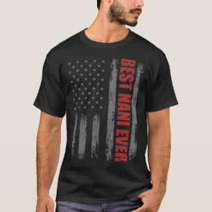 Veteranendag Amerikaanse vlag Nani 4th of July Gra T-shirt