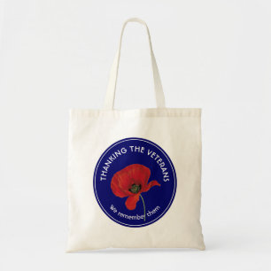 Veteranendag   Armiserie   Herdenking   Poppie Tote Bag