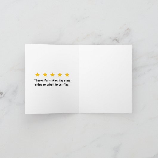 Veteranendag Bedankkaart (Binnen)