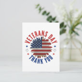 VETERANENDAG BEDANKT  BRIEFKAART (Staand voorkant)