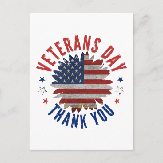 VETERANENDAG BEDANKT  BRIEFKAART (Voorkant)