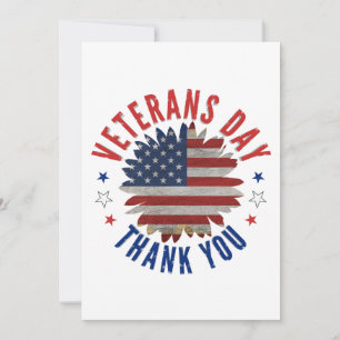 VETERANENDAG BEDANKT FEESTDAGENKAART