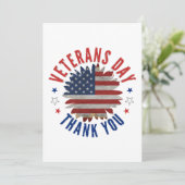 VETERANENDAG BEDANKT  KAART (Staand voorkant)