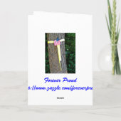 Veteranendag, bedankt militair Wenskaart (Achterkant)