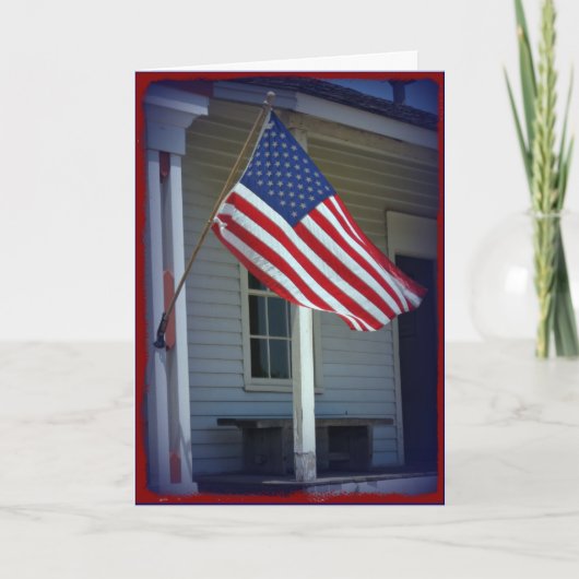 Veteranendag, bedankt militair Wenskaart (Voorkant)