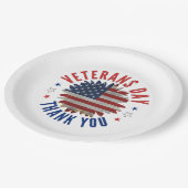 VETERANENDAG BEDANKT PAPIEREN BORDJE (Gekanteld)