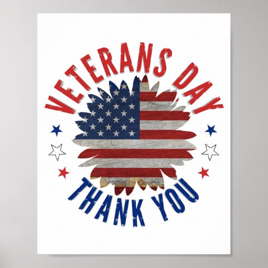 VETERANENDAG BEDANKT POSTER (Voorkant)
