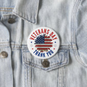 VETERANENDAG BEDANKT RONDE BUTTON 7,6 CM (In situ)