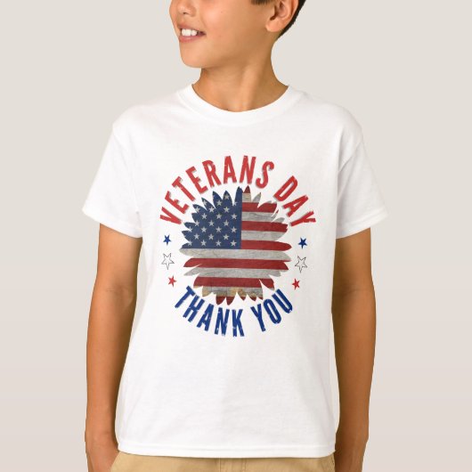 VETERANENDAG BEDANKT T-Shirt (Voorkant)