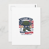 Veteranendag Briefkaart (Voorkant / Achterkant)