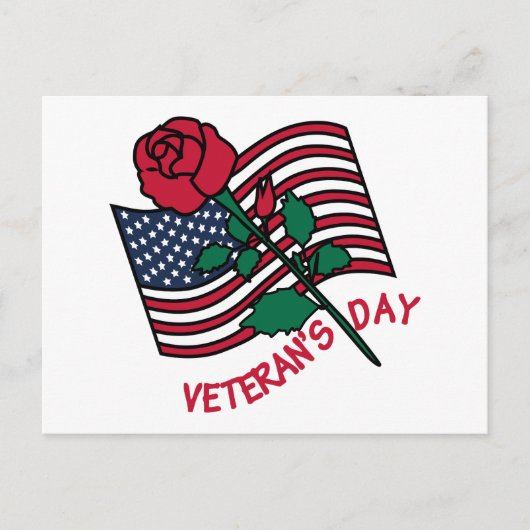 Veteranendag Briefkaart (Voorkant)