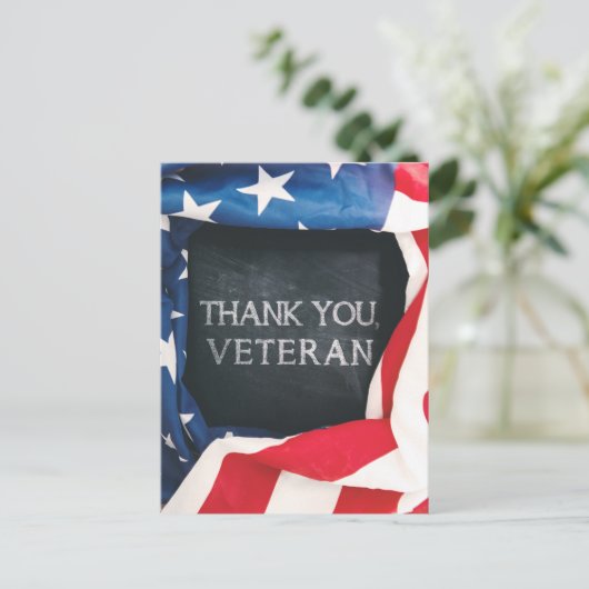 Veteranendag Briefkaart (Staand voorkant)