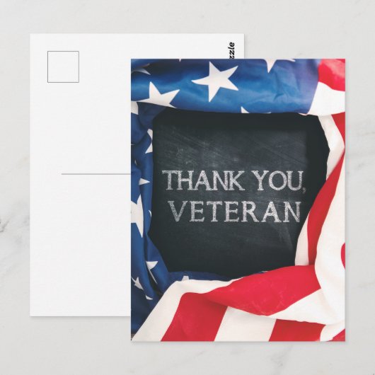 Veteranendag Briefkaart (Voorkant / Achterkant)