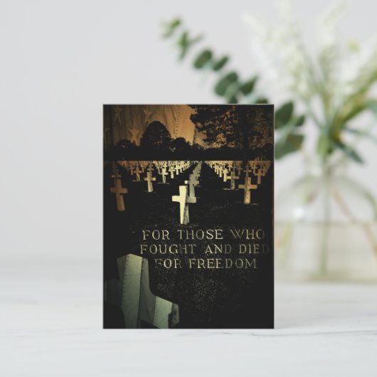 Veteranendag Briefkaart (Staand voorkant)