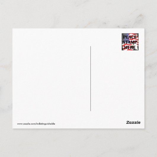 Veteranendag Briefkaart (Achterkant)