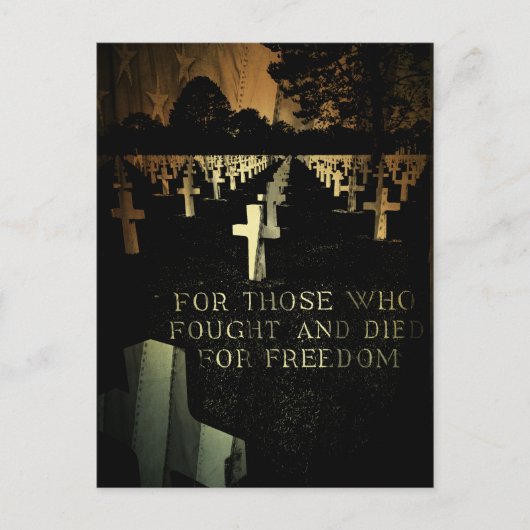 Veteranendag Briefkaart (Voorkant)