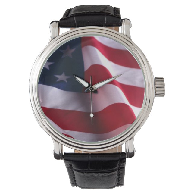Veteranendag Dank je wel, Patriottische Amerikaans Horloge (Voorkant)