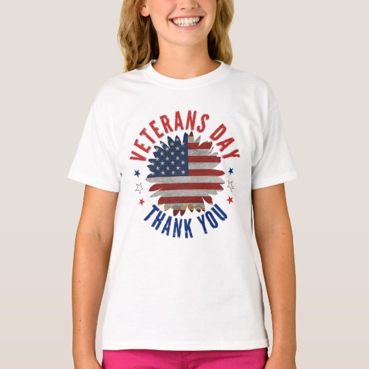 VETERANENDAG DANK JE WEL T-Shirt (Voorkant)