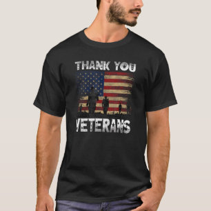 Veteranendag Dank jullie -Amerikaanse veteranen T-shirt
