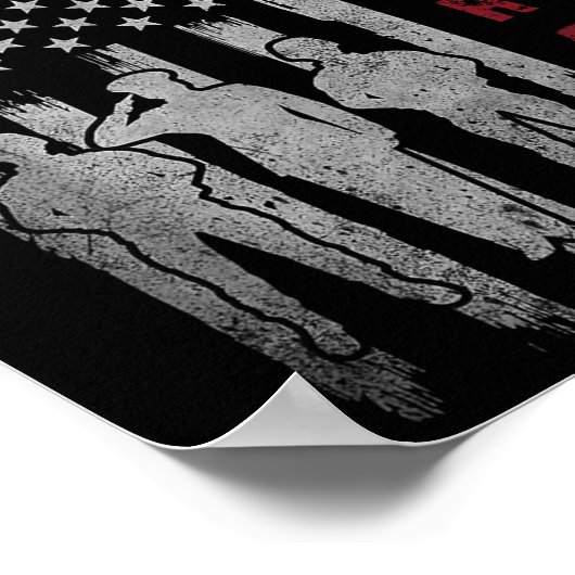 Veteranendag Dank u Veteranen Trots Patriottisch Poster (Hoek)