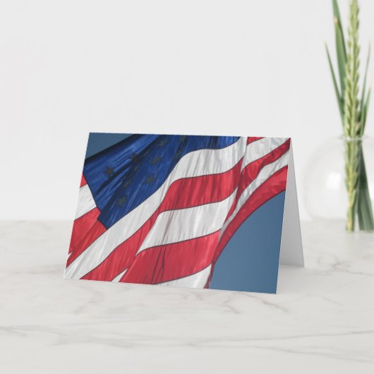 Veteranendag, dank u wel, militair Wenskaart Bedankkaart (Voorkant)