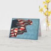 Veteranendag, dank u wel, militair Wenskaart Kaart (Gele Bloem)