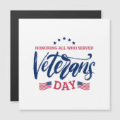 Veteranendag - Eer iedereen die heeft gediend (Voorkant / Achterkant)