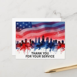 Veteranendag - Eer iedereen die heeft gediend Briefkaart