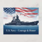 Veteranendag - Eer iedereen die heeft gediend Briefkaart (Voorkant)