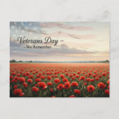 Veteranendag - Eer iedereen die heeft gediend Briefkaart (Voorkant)