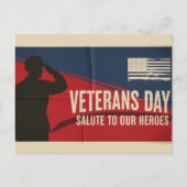 Veteranendag - Eer iedereen die heeft gediend Briefkaart (Voorkant)