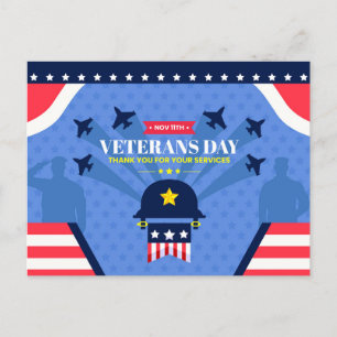 Veteranendag - Eer iedereen die heeft gediend Feestdagenkaart