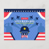 Veteranendag - Eer iedereen die heeft gediend Feestdagenkaart (Voorkant)