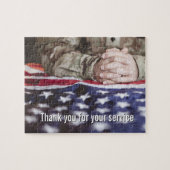 Veteranendag - Eer iedereen die heeft gediend Legpuzzel (Horizontaal)