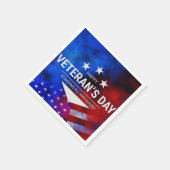 Veteranendag - Eer iedereen die heeft gediend Servet (Hoek)