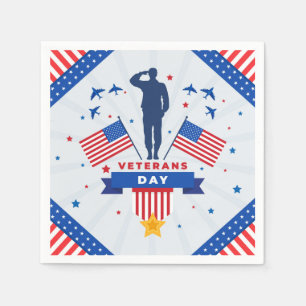 Veteranendag - Eer iedereen die heeft gediend Servet
