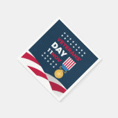 Veteranendag - Eer iedereen die heeft gediend Servet (Hoek)