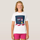 Veteranendag - Eer iedereen die heeft gediend T-shirt (Voorkant volledig)