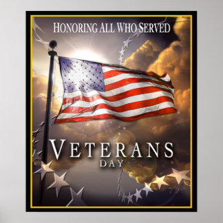 Veteranendag - Eerbetoon aan iedereen die heeft ge Poster