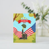 Veteranendag Feestdagenkaart (Staand voorkant)